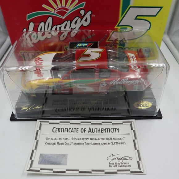 TERRY LABONTE #5 KELLOGG'S 1/24 2000 CHEVY MONTE CARLO NASCAR DIECAST - Picture 2 of 8